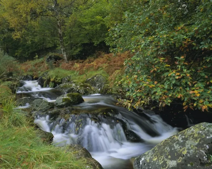 Framed Print : Barrow Beck and autumnal woodland near Ashness Bridge, Borrowdale, Lake District National Park Framed Print : Barrow Beck and autumnal woodland near Ashness Bridge, Borrowdale, Lake District National Park