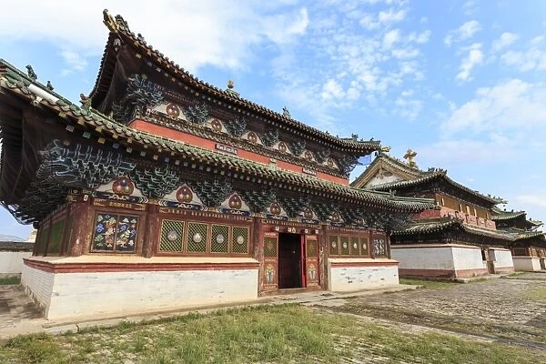 Baruun Zuu temple, Erdene Zuu Khiid, Buddhist Monastery, Kharkhorin (Karakorum), Central Mongolia