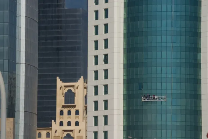 Framed Print : Barzan tower, Doha, Qatar, Middle East Framed Print : Barzan tower, Doha, Qatar, Middle East