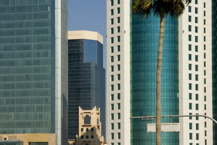Framed Print : Barzan tower, Doha, Qatar, Middle East Framed Print : Barzan tower, Doha, Qatar, Middle East