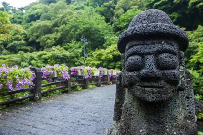 Framed Print : Basalt statue in Seogwipo, island of Jejudo, UNESCO World Heritage Site, South Korea, Asia Framed Print : Basalt statue in Seogwipo, island of Jejudo, UNESCO World Heritage Site, South Korea, Asia