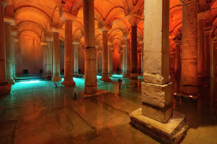 Framed Print : Basilica Cistern, Sultanahmet, UNESCO World Heritage Site, Fatih District, Istanbul Province, Turkey, Europe Framed Print : Basilica Cistern, Sultanahmet, UNESCO World Heritage Site, Fatih District, Istanbul Province, Turkey, Europe