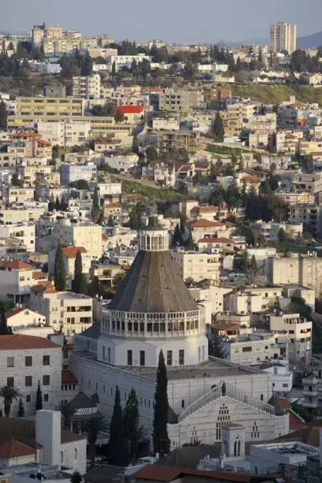 Framed Print : Basilica and city, Nazareth, Israel, Middle East Framed Print : Basilica and city, Nazareth, Israel, Middle East