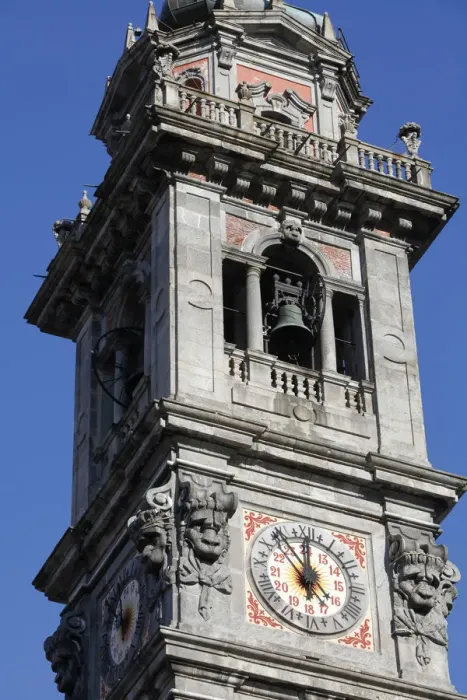 Framed Print : Basilica di San Vittore clock tower, Varese, Lombardy, Italy, Europe Framed Print : Basilica di San Vittore clock tower, Varese, Lombardy, Italy, Europe