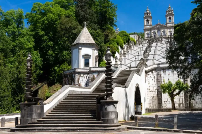 Framed Print : Basilica and famous staircases of Bom Jesus (the Good Jesus), in the city of Braga, in the Minho Region of Portugal, Europe Framed Print : Basilica and famous staircases of Bom Jesus (the Good Jesus), in the city of Braga, in the Minho Region of Portugal, Europe