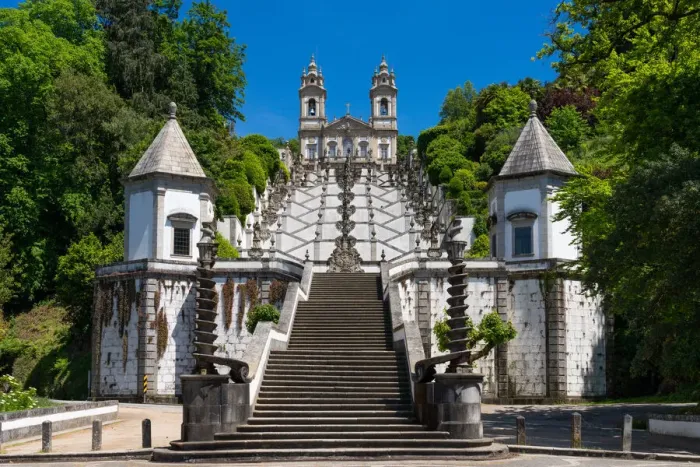 Framed Print : Basilica and famous staircases of Bom Jesus (the Good Jesus), in the city of Braga, in the Minho Region of Portugal, Europe Framed Print : Basilica and famous staircases of Bom Jesus (the Good Jesus), in the city of Braga, in the Minho Region of Portugal, Europe