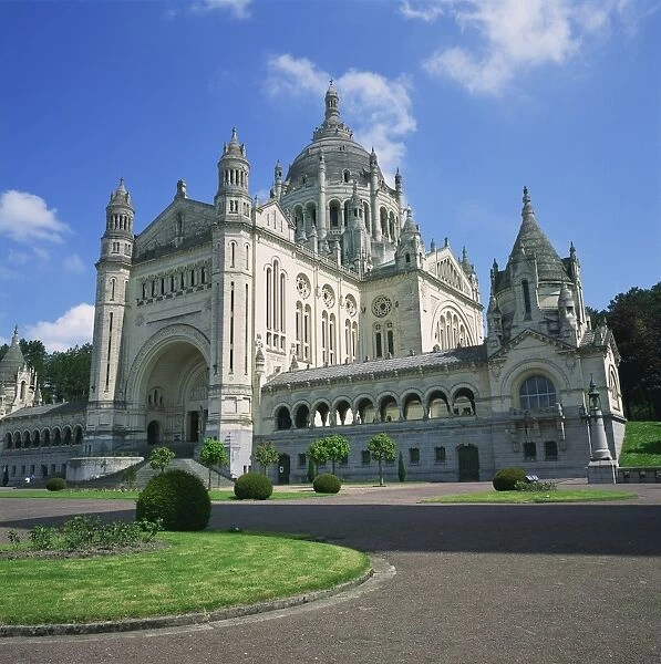 The Basilica at Lisieux in the Calvados region of Basse Normandie, France, Europe