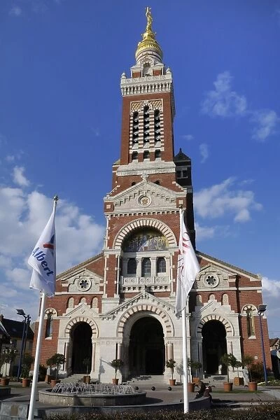 Basilica of Notre Dame de Brebieres, Albert, Somme, France, Europe