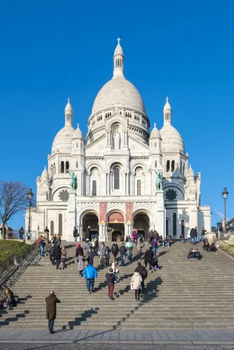 Framed Print : Basilica of Sacre Coeur, Montmartre, Paris, France, Europe