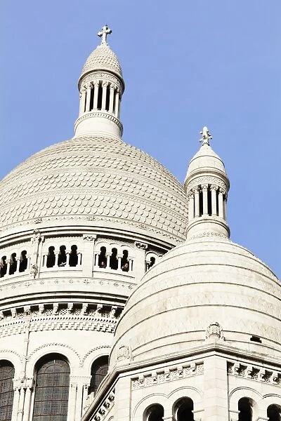 Basilica of Sacre Coeur, Montmartre, Paris, Ile de France, France, Europe