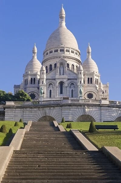 Basilica Sacre Coeur, Montmartre, Paris, France, Europe