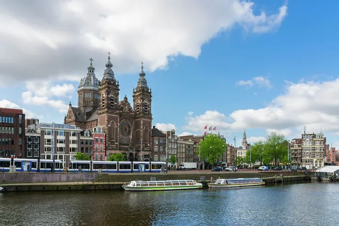 Framed Print : Basilica of Saint Nicholas, Amsterdam, The Netherlands, Europe
