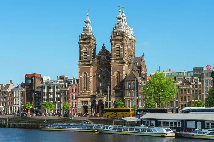 Framed Print : Basilica of Saint Nicholas, Amsterdam, The Netherlands, Europe