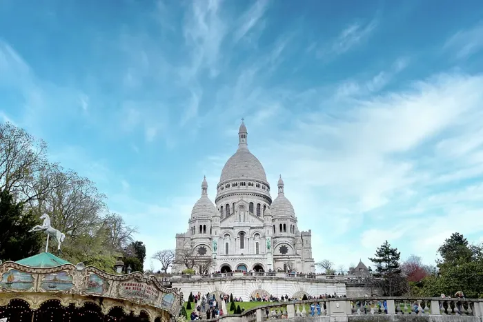 Framed Print : Basilique du Sacre-C'ur (Basilica of the Sacred Heart), Montmartre, Paris, France Framed Print : Basilique du Sacre-C'ur (Basilica of the Sacred Heart), Montmartre, Paris, France