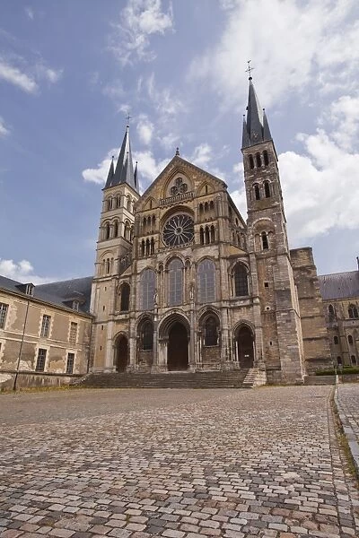 Basilique Saint Remi in the city of Reims, Champagne Ardenne, France, Europe