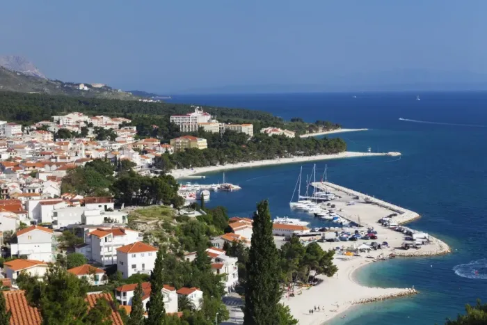Framed Print : Baska Voda, Makarska Riviera, Dalmatia, Croatia, Europe Framed Print : Baska Voda, Makarska Riviera, Dalmatia, Croatia, Europe