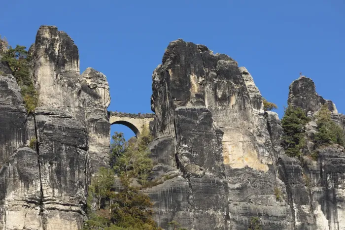 Framed Print : Bastei Bridge, Elbsandstein Mountains, Saxony Switzerland National Park, Saxony, Germany Framed Print : Bastei Bridge, Elbsandstein Mountains, Saxony Switzerland National Park, Saxony, Germany