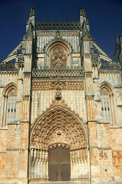 Batalha monastery, UNESCO World Heritage Site, Batalha, Estremadura, Portugal, Europe