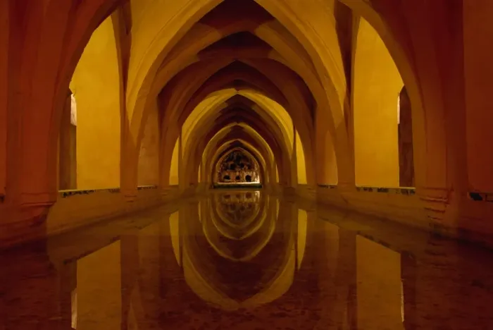Framed Print : Baths of Dona Maria de Padilla, The Alcazar, Seville, Andalucia, Spain, Europe Framed Print : Baths of Dona Maria de Padilla, The Alcazar, Seville, Andalucia, Spain, Europe