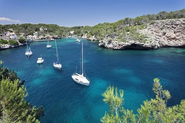 Bay of Cala Figuera, Majorca (Mallorca), Balearic Islands (Islas Baleares), Spain, Mediterranean, Europe