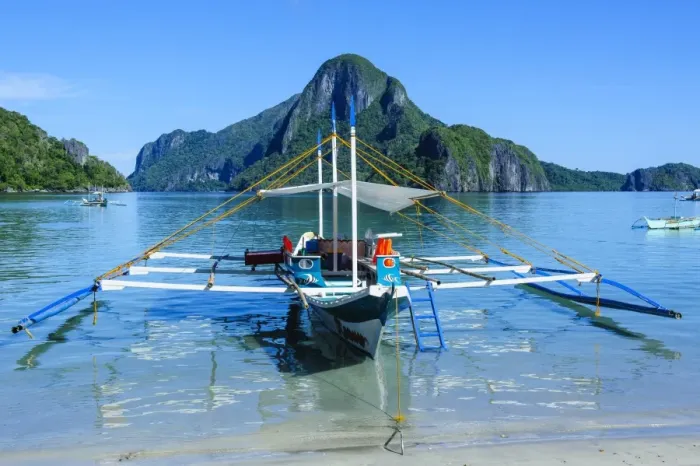 Framed Print : The bay of El Nido with outrigger boats, Bacuit Archipelago, Palawan, Philippines, Southeast Asia, Asia Framed Print : The bay of El Nido with outrigger boats, Bacuit Archipelago, Palawan, Philippines, Southeast Asia, Asia