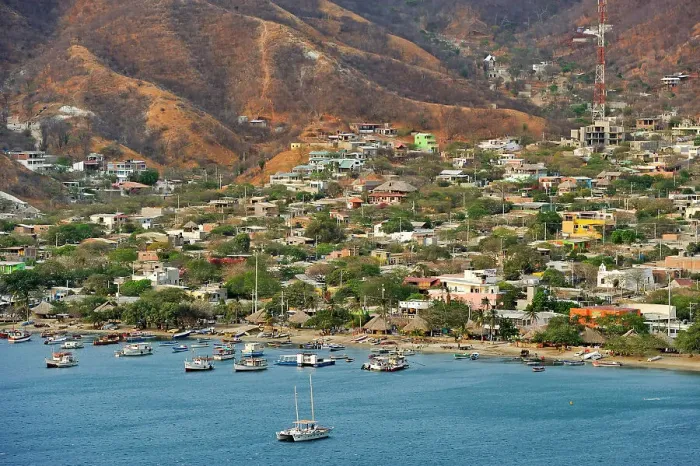 Framed Print : Bay of Taganga near Santa Marta, department of Magdalena, Caribbean Region, Colombia, South America Framed Print : Bay of Taganga near Santa Marta, department of Magdalena, Caribbean Region, Colombia, South America