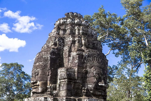 Bayon, Angkor Temple complex, UNESCO World Heritage Site, Siem Reap, Cambodia, Indochina