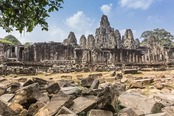 Bayon Temple in Angkor Thom, Angkor, UNESCO World Heritage Site, Siem Reap Province, Cambodia, Indochina, Southeast Asia, Asia