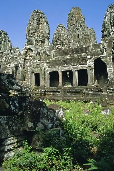 The Bayon temple complex, Angkor, Siem Reap, Cambodia