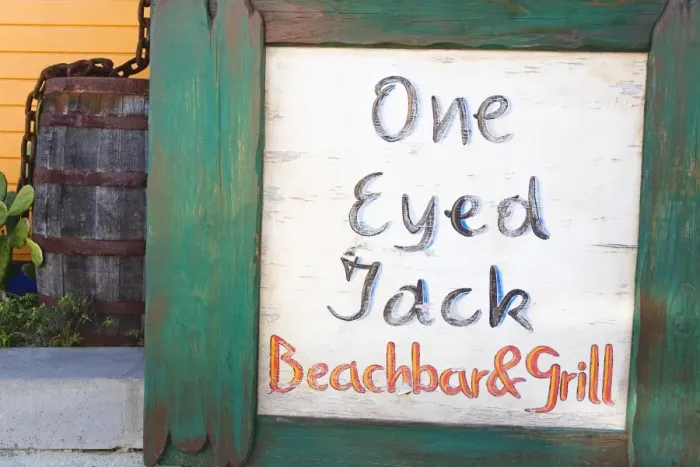 Framed Print : Beach bar sign, Philipsburg, St Framed Print : Beach bar sign, Philipsburg, St