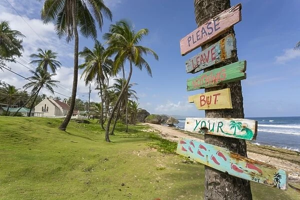 Beach, Bathsheba, St. Joseph, Barbados, West Indies, Caribbean, Central America