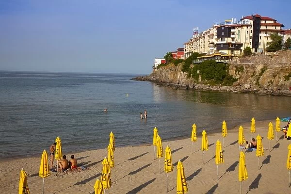 Front Beach on the Black Sea, Sozopol, Bulgaria, Europe