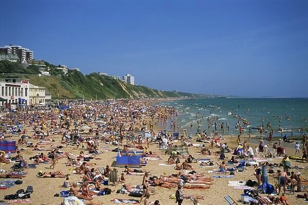 The beach at Bournemouth, Dorset, England, United Kingdom, Europe