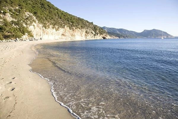 The beach of Cala Luna, Gulf of Orosei, Sardinia, Italy, Mediterranean, Europe