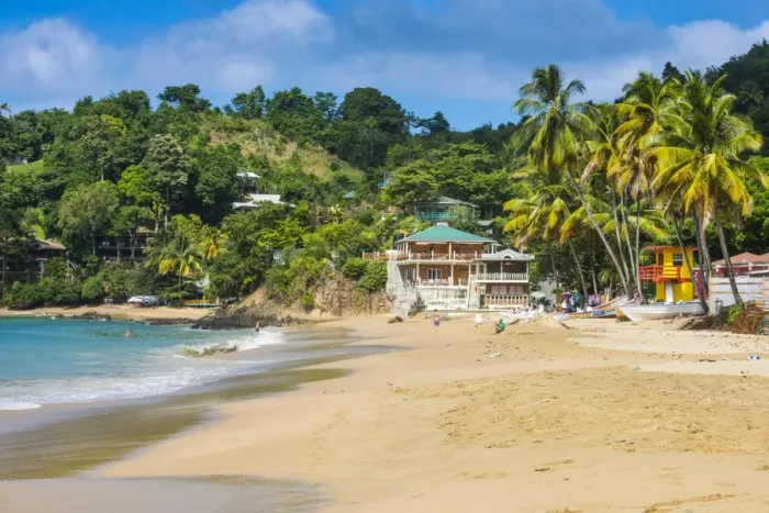 Framed Print : Beach of Castara, Tobago, Trinidad and Tobago, West Indies, Caribbean, Central America Framed Print : Beach of Castara, Tobago, Trinidad and Tobago, West Indies, Caribbean, Central America