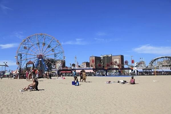 Beach, Coney Island, Brooklyn, New York City, United States of America, North America