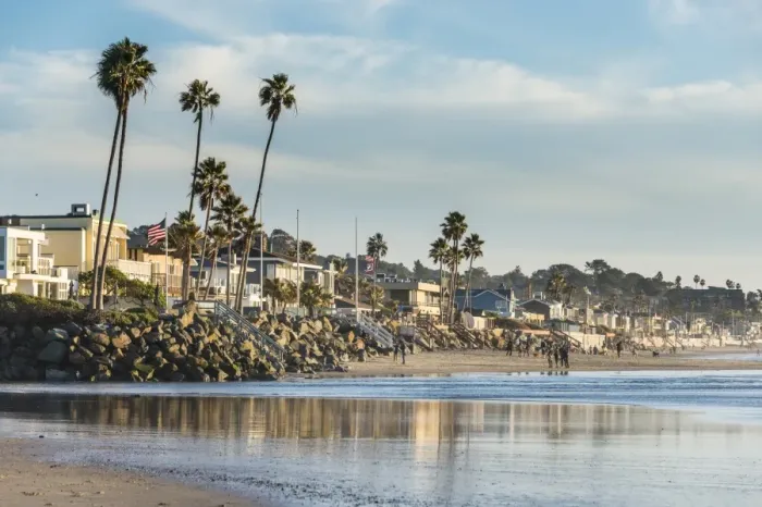 Framed Print : The beach of Del Mar, California, United States of America, North America Framed Print : The beach of Del Mar, California, United States of America, North America