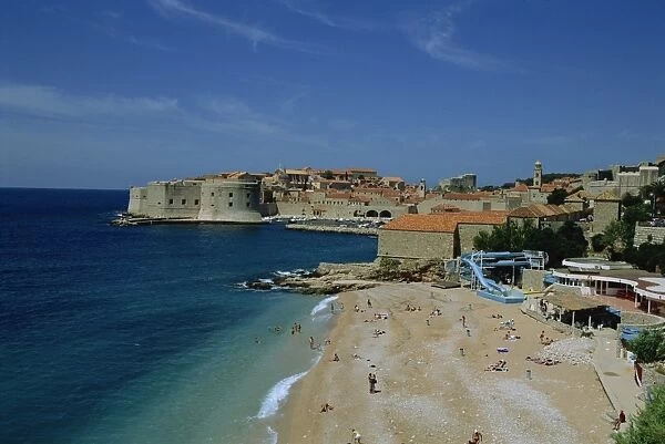 The Beach, Dubrovnik, Dalmatia, Croatia, Europe