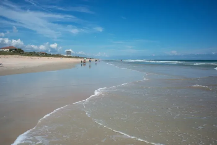 Framed Print : The beach at Flagler Beach, Florida, United States of America, North America Framed Print : The beach at Flagler Beach, Florida, United States of America, North America