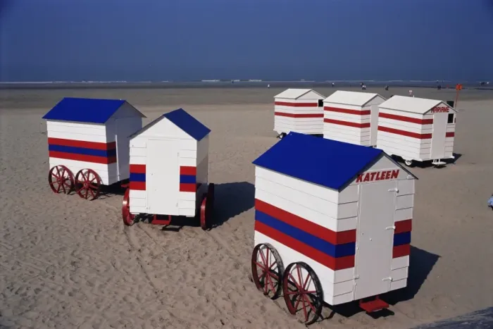 Framed Print : Beach huts, Blankenberge, Belgium, Europe Framed Print : Beach huts, Blankenberge, Belgium, Europe