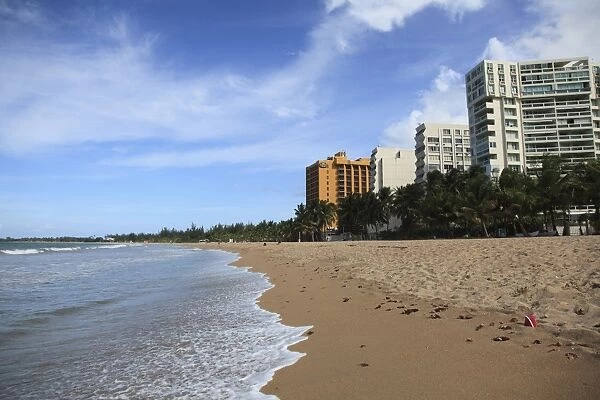 Beach, Isla Verde, San Juan, Puerto Rico, West Indies, Caribbean, United States of America, Central America