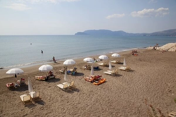 Beach, Kalamaki, Zakynthos, Ionian Islands, Greek Islands, Greece, Europe
