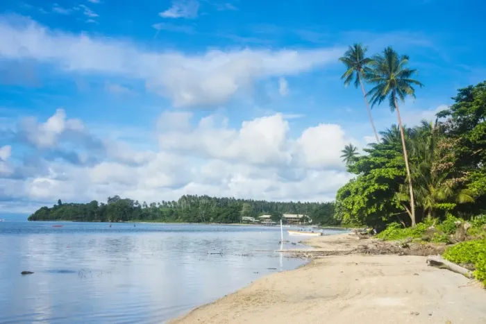 Framed Print : Beach in Kokopo, East New Britain, Papua New Guinea, Pacific Framed Print : Beach in Kokopo, East New Britain, Papua New Guinea, Pacific