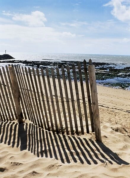 Beach, La Cotiniere, Ile d Oleron, Charente-Maritime, Poitou Charentes