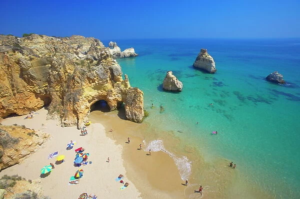 Beach at Lagos, Algarve, Portugal, Europe
