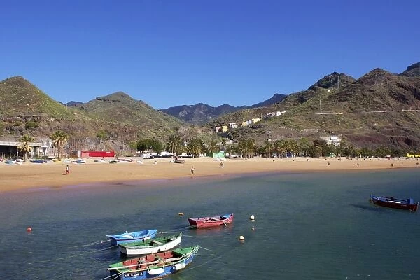 Beach, Las Teresitas, Tenerife, Canary Islands, Spain, Atlantic, Europe