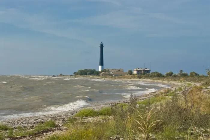 Framed Print : Beach and Lighthouse at Saaremaa Island, Estonia, Baltic States, Europe Framed Print : Beach and Lighthouse at Saaremaa Island, Estonia, Baltic States, Europe