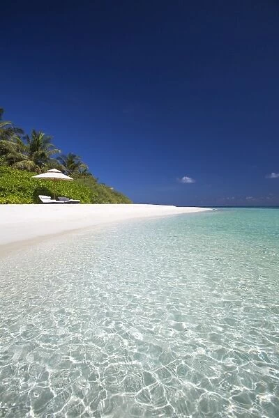 Beach in the Maldives, Indian Ocean, Asia