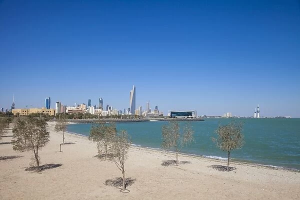 Beach near Green Island, Kuwait City, Kuwait, Middle East