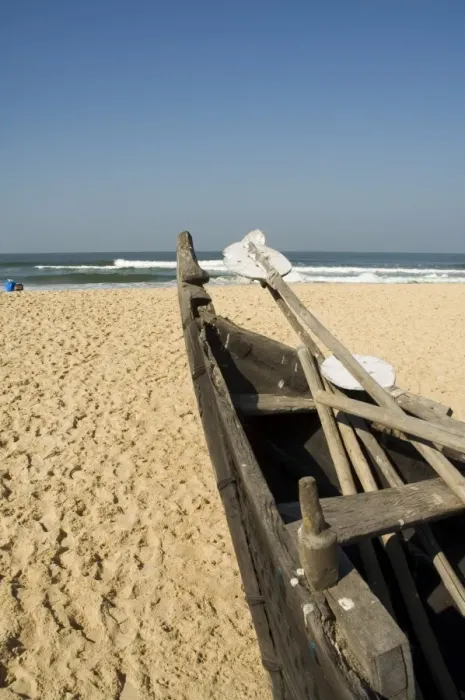 Framed Print : Beach near the Leela Hotel